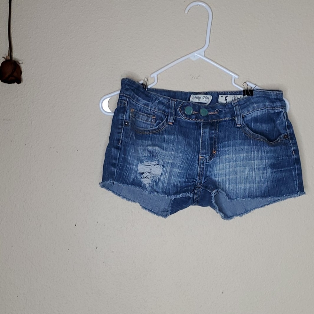 Blue jean shorts